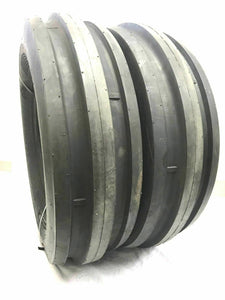 (2) TWO- NEW 9.5L-15 TRI RIB 8PLY  Heavy Duty TRACTOR TIRES