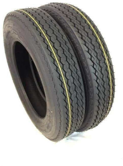 (2) TWO- NEW 5.70-8 DEESTONE 8PLY RATED TRAILER TIRES