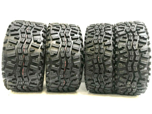 Four Tires-2-24x9-10, 2-24x11-10 K9 CL1 6-PLY ALL TERRAIN ATV UTV TIRES Fits Kawasaki Mule and others