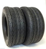 2 New 20.5x8.00-10 Trailer Tires 205/65-10 6 Ply Load C Tubeless Camper Pair