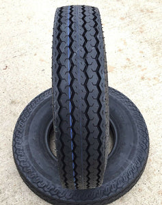 (2) TWO- NEW ST185/80D13 6PLY HEAVY DUTY TRAILER TIRES
