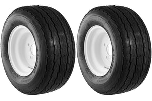 2 (TWO) 16.5x6.50-8 TIRE WHEEL 5 LUG 6 P.R. C 16.5 650 8 165 650 8  Camper Trail