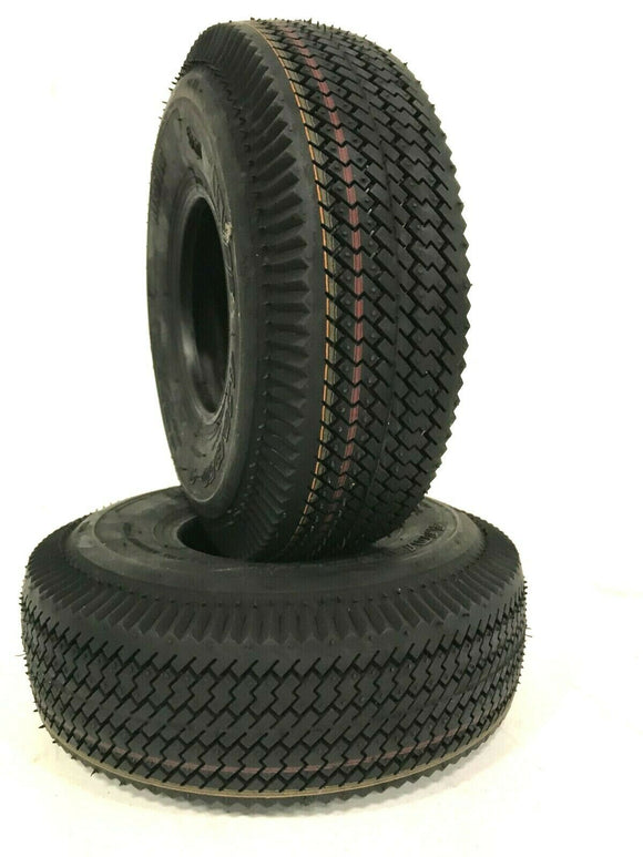 TWO-3.40/3.00-5 3.40-5 3.00-5 300-5  Sawtooth Tires Heavy Duty 4Ply
