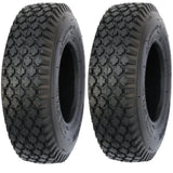 (TWO) 4.10/3.50-6 4.10/3.50x6 410/350-6 Stud Tubeless 4 PR Heavy Duty
