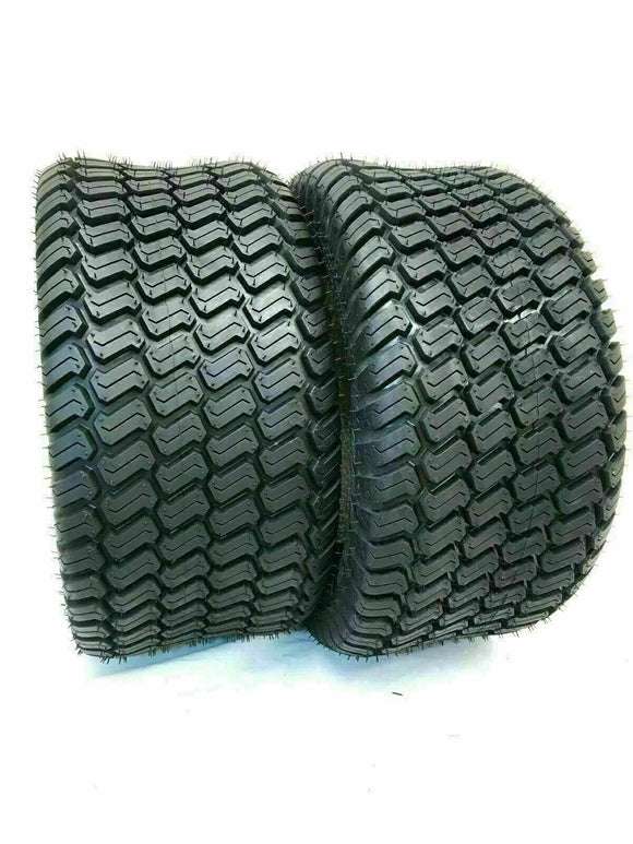 Two 20x8-10 Turf Saver Lawn & Garden Tire - 20x8.00x10 LRB 4ply Mower Tractor Tire Tubeless