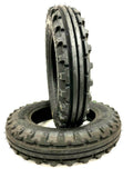 TWO 5.50-16 Vintage Style Tread Front Tractor Tires & Tubes 550x16 Antique Style