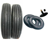 5.00-15 Farm Rib Implement Tire & Tube Set (2-Pack) | I-1 Wagon & Cart 500-15