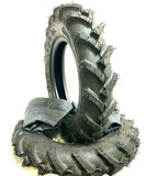 2 New 5.00-15 Lug I-3 R1 Traction Implement Tires w/Tubes 6 Ply Hay Rake 500x15
