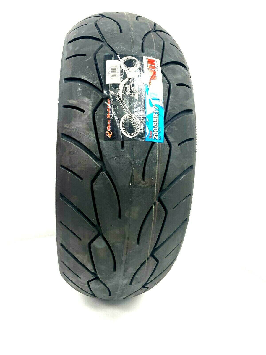 200/55R17 Motorcycle Tire Vee Rubber V-302 200/55-R17 Twin for Harley ...