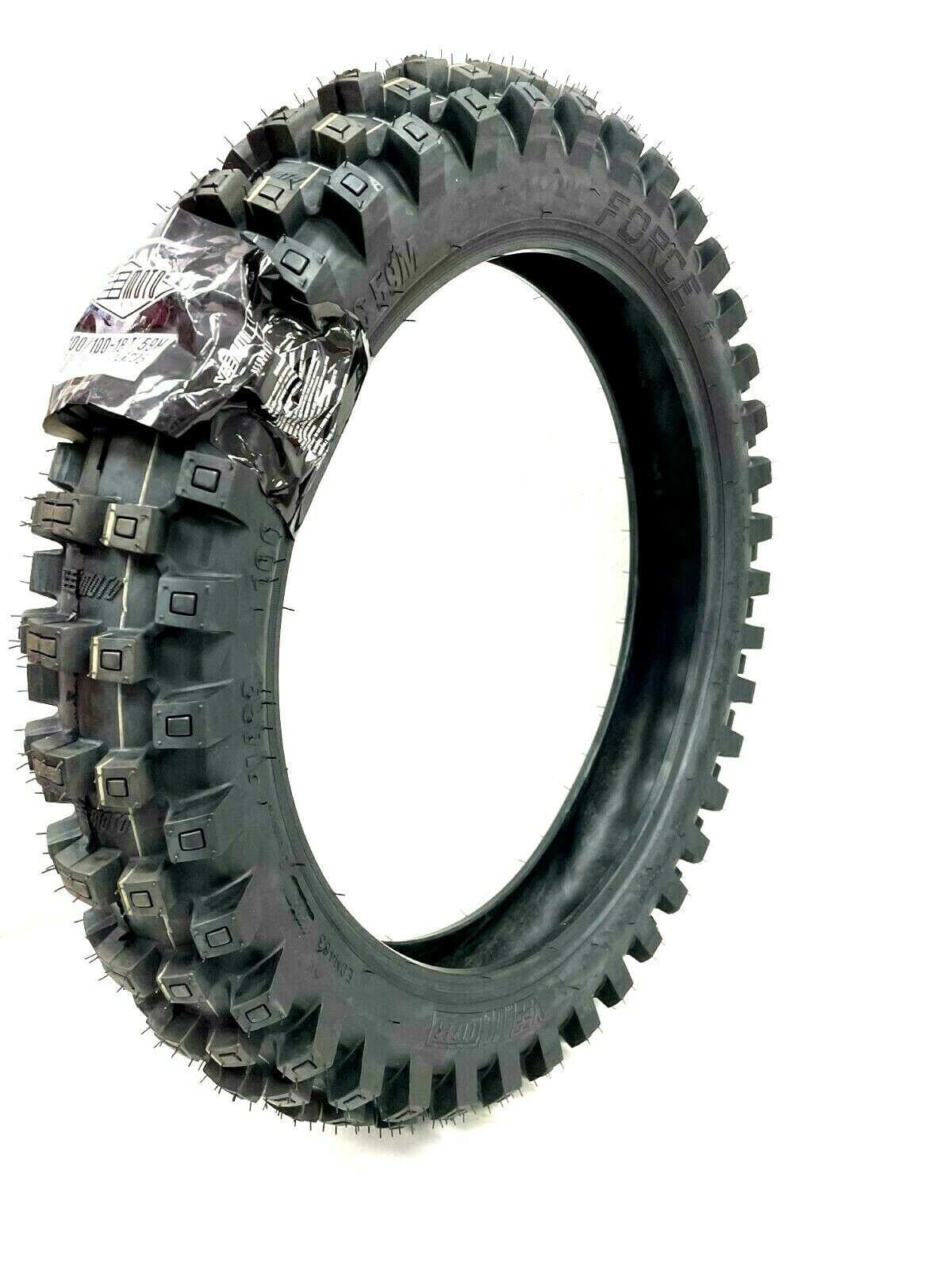 VeeMoto 100/100-18 Rear Tire Force AT Heavy Duty 6 Ply Motorcycle