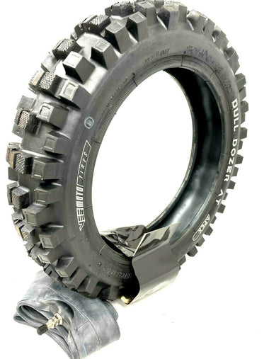 VeeMoto 90/100-14 Tire and Tube Combo Fits CR85 YZ85 RM85 KX85 85SX 90 100 14