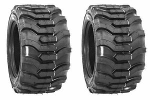 TWO 18x8.50-8 Lug Traction Lawn Tractor Tires 18 8.50 8 R-4 Bar Skid Lug 18x850