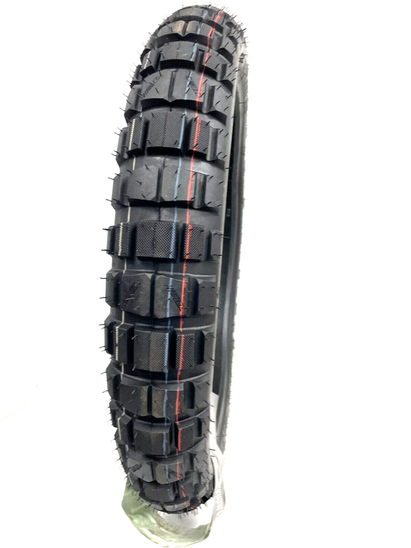 Vee Moto 90/90-21 Hitman TL V474F Dual Sport / Adventure Tire designed for 50/50