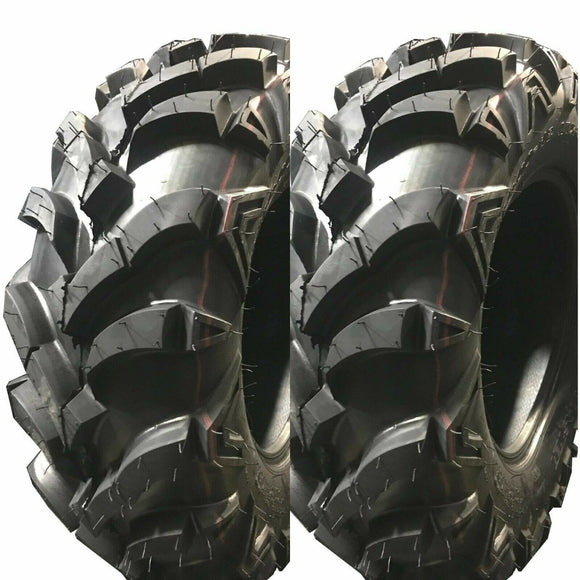 2 New Kingsville ATV UTV Tires 24x10-11 24x10x11 6PR Ultra Deep Tread Mud Tires